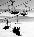 Ski lift Royalty Free Stock Photo