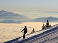 Ski lift Royalty Free Stock Photo