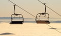 Ski lift Royalty Free Stock Photo