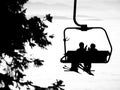 Ski lift Royalty Free Stock Photo