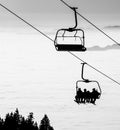 Ski lift Royalty Free Stock Photo