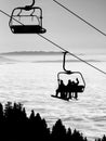 Ski lift Royalty Free Stock Photo