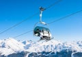 Ski lift. Ski resort Livigno