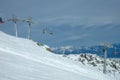 Ski lift Royalty Free Stock Photo