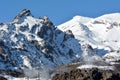 Ski lift to Mount Ruapehu ski field