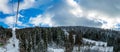 Ski lift to Zakhar Berkut peak