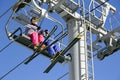 Ski Lift In Yong Pyong Korea Royalty Free Stock Photo