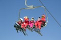Ski Lift In Yong Pyong Korea Royalty Free Stock Photo