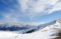 Ski lopes in Azuga, Romania.