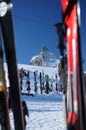 Ski at Matterhorn Royalty Free Stock Photo
