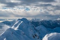 Ski mountaineering in the Mount Zoncolan ski area, Carnic Alps, Friuli-Venezia Giulia, Italy