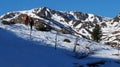 Ski in the mountains of Soldeu, Andorra