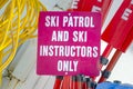 Ski Patrol and Ski Instructors Only sign in Utah