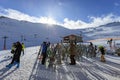 Snowy St Moritz Switzerland Royalty Free Stock Photo