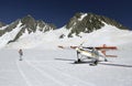 Ski plane - Mount Cook - New Zealand Royalty Free Stock Photo