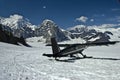 Ski Plane on Mountain 3 Royalty Free Stock Photo