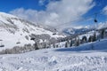 Ski resort in Austria Royalty Free Stock Photo