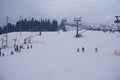 Ski Resort Bania in Bialka Tatrzanska Poland Royalty Free Stock Photo