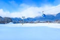 Ski resort Bansko, Bulgaria, ski lift