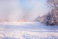 Ski resort Bansko, Bulgaria panorama Royalty Free Stock Photo