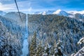 Ski resort Bansko, Bulgaria, ski lift