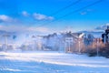 Ski resort Bansko, Bulgaria, ski lift