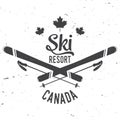 Ski resort, Canada.