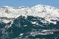 Ski resort of Crans Montana Royalty Free Stock Photo