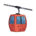 Illustration of Gondola Royalty Free Stock Photo