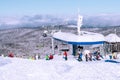 Ski resort Kopaonik, Serbia, people, ski lift