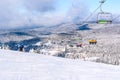 Ski resort Kopaonik, Serbia, slope and lift