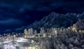 Ski resort in Krasnaya Polyana SOCHI Royalty Free Stock Photo