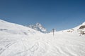 Ski resort with majestic view in Italy Royalty Free Stock Photo