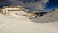 Ski Resort Marmolada, Dolomites Royalty Free Stock Photo