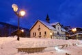 Ski Resort Megeve in French Alps