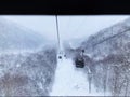 Snowy day at Killington Ski Area, Vermont Royalty Free Stock Photo