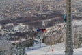 Ski resort - Mountain Air in Yuzhno-Sakhalinsk, Russia - view from the mount Bolshevik