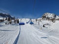 Ski resort Nassfeld in Austria Royalty Free Stock Photo