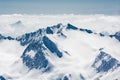 Ski resort of Neustift Stubai glacier Royalty Free Stock Photo