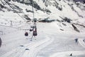 Ski resort of Neustift Stubai glacier