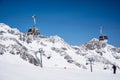 Ski resort of Neustift Stubai glacier