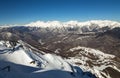 Ski resort Rosa Khutor. Mountains of Krasnaya Polyana. Sochi, Russia Royalty Free Stock Photo