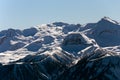 Ski resort Rosa Khutor. Mountains of Krasnaya Polyana. Sochi, Russia Royalty Free Stock Photo