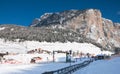 Ski resort of Selva di Val Gardena, Italy Royalty Free Stock Photo