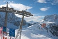 Ski resort of Selva di Val Gardena, Italy Royalty Free Stock Photo