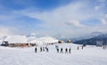 Ski resort of Selva di Val Gardena, Italy Royalty Free Stock Photo