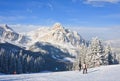 Ski resort of Selva di Val Gardena, Italy Royalty Free Stock Photo