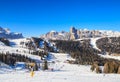Ski resort of Selva di Val Gardena, Italy Royalty Free Stock Photo