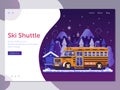 Ski Resort Shuttle Bus Service Landing Page