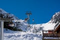 Ski resort Stubai glacier Austria